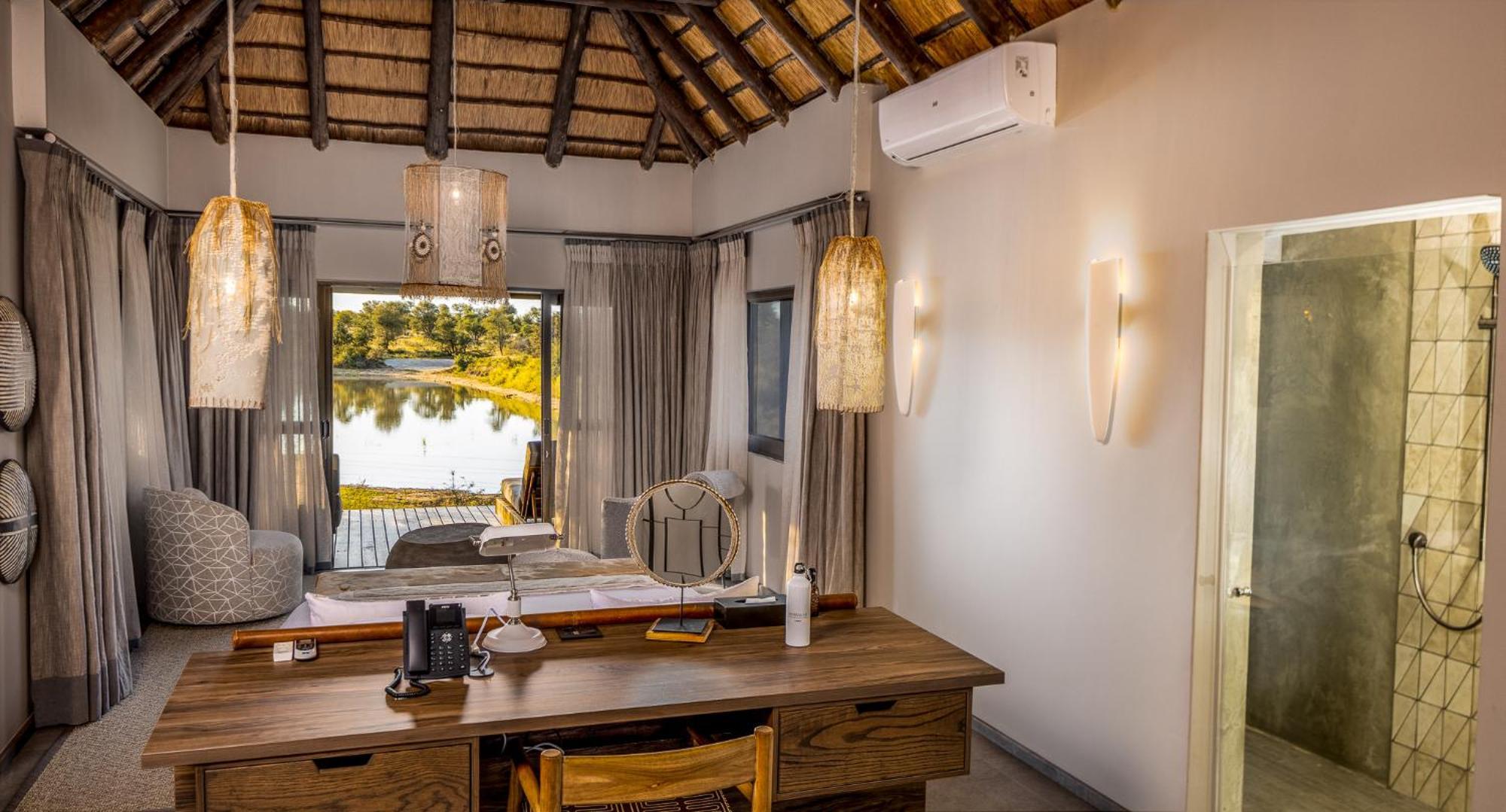 Simbavati Waterside Villa privé-wildreservaat Klaserie Kamer foto
